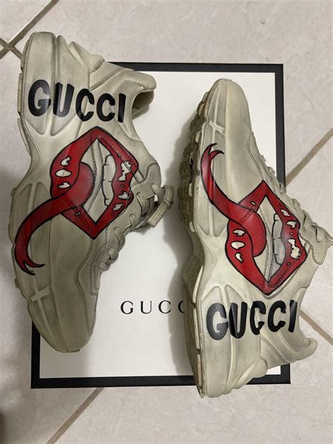 gucci lips sneakers|Gucci sneakers australia.